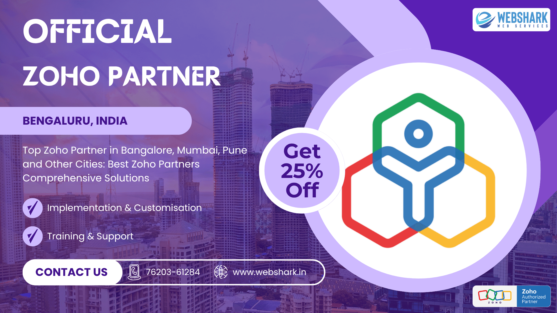 Read more about the article Top Zoho Partner in Bangalore | Official Zoho Partners Webshark Web Services