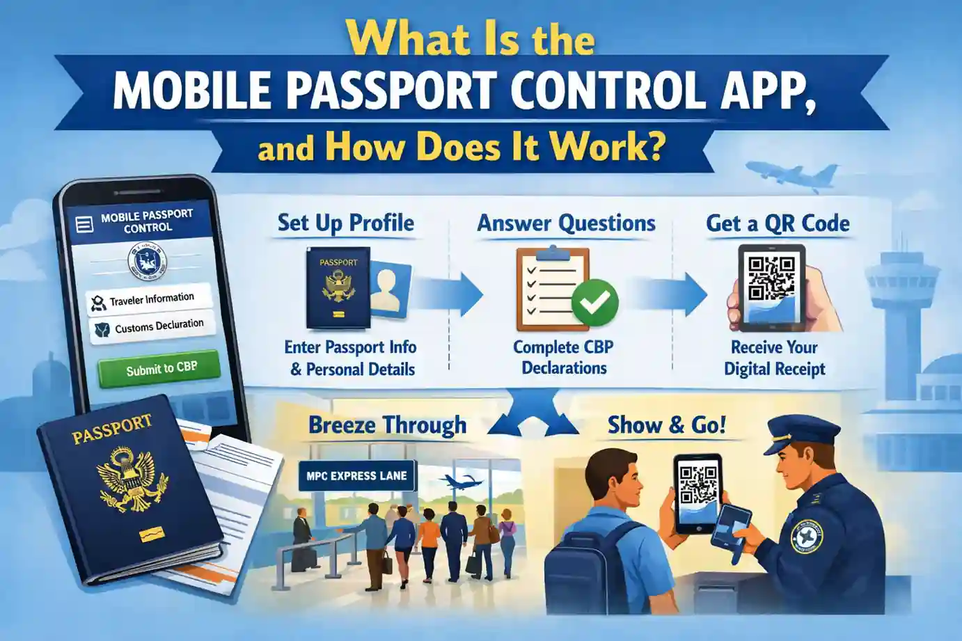 Read more about the article What Is the Mobile Passport Control App, and How Does It Work?
