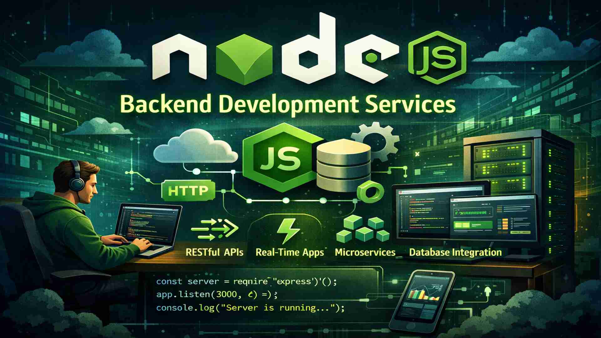 Read more about the article Node.js Backend Development Services: What to Expect?