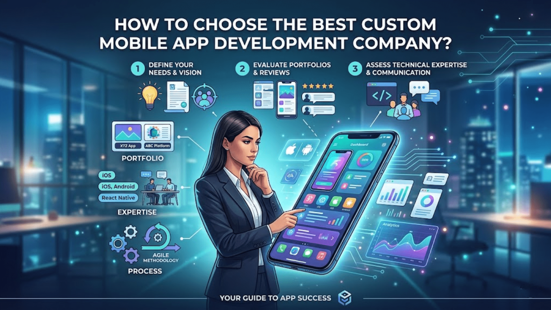 Read more about the article How to Choose the Best Custom Mobile App Development Company?